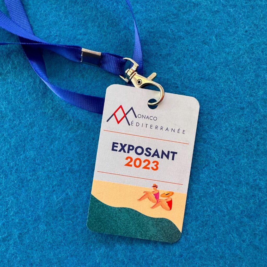 exposant au salon Monaco méditerranée