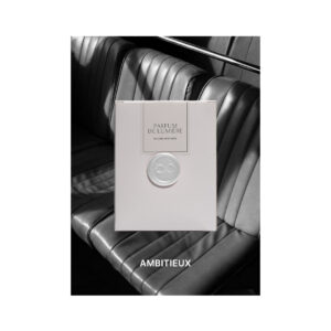 bougie Parfum de lumière Ambitieux senteur cuir violette cognac
