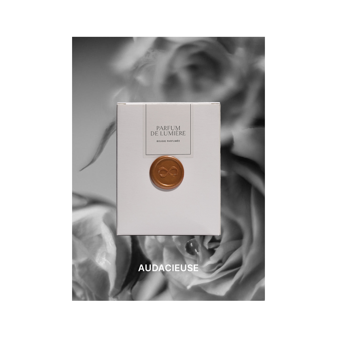 PARFUM DE LUMIERE Bougie Parfum de Lumière parfum audacieuse Rose patchouli