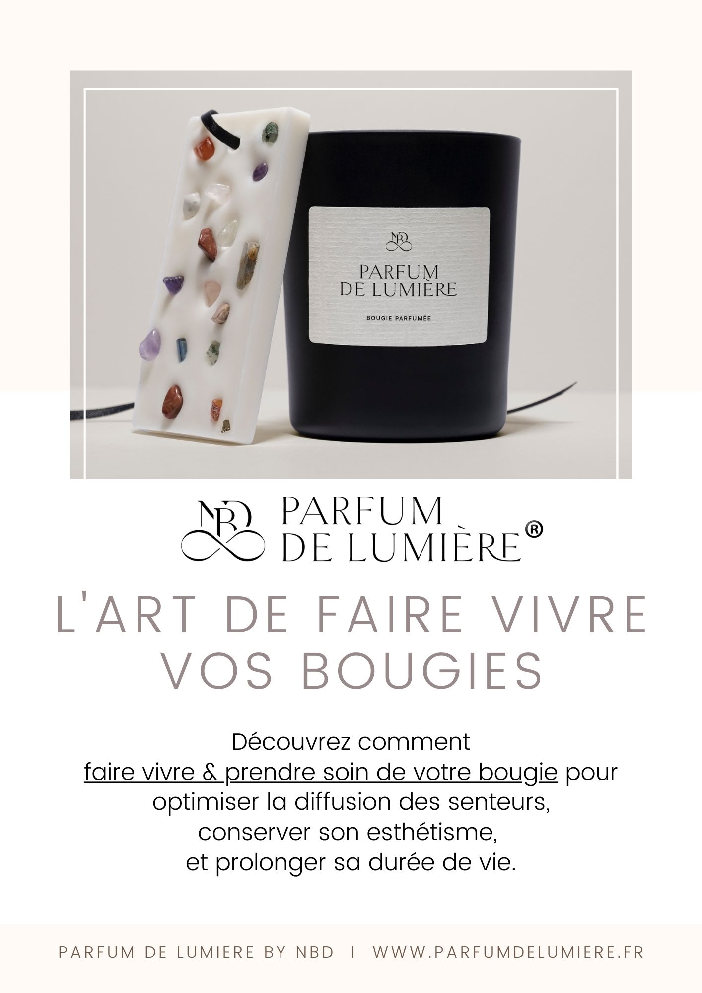 première page E-book parfum de lumière