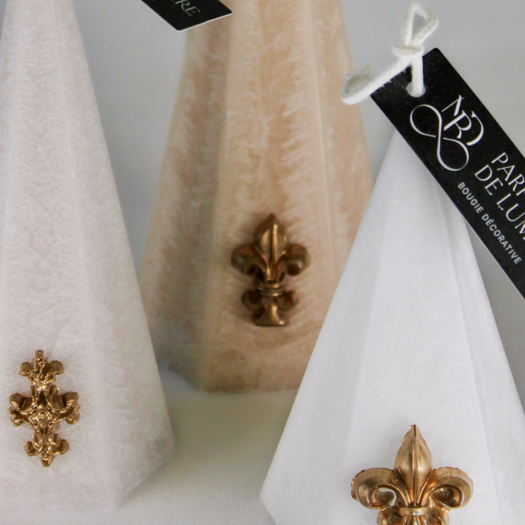 bougies sapin de noel parfum de lumière NBD