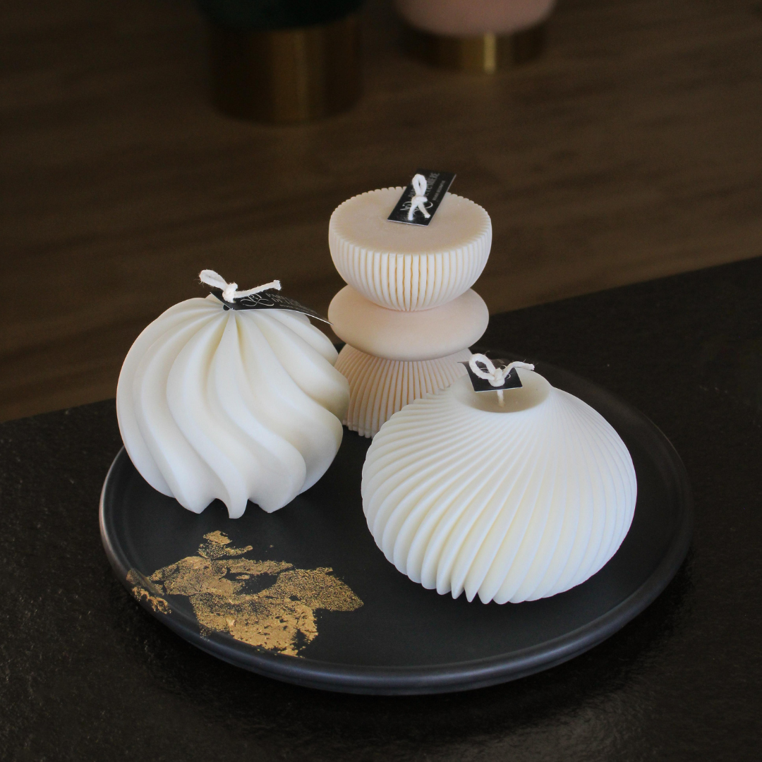 Bougie sculpturale décorative Parfum de Lumière NBD