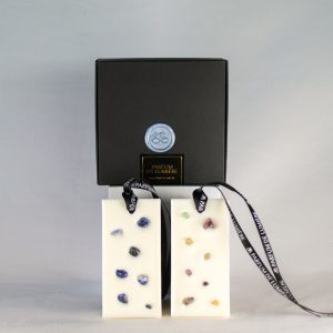 Tablettes parfumées Parfum de Lumière Pierres semi-précieuses Sodalite Fluorite
