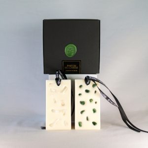 Tablettes parfumées Parfum de Lumière Pierres semi-précieuses Sélénite Aventurine