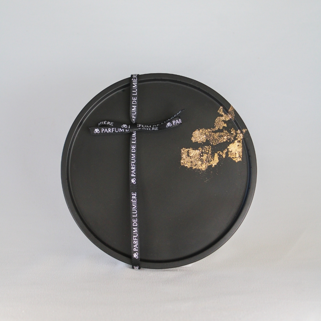 Support pour bougie en jesmonite parfum-de-lumiere