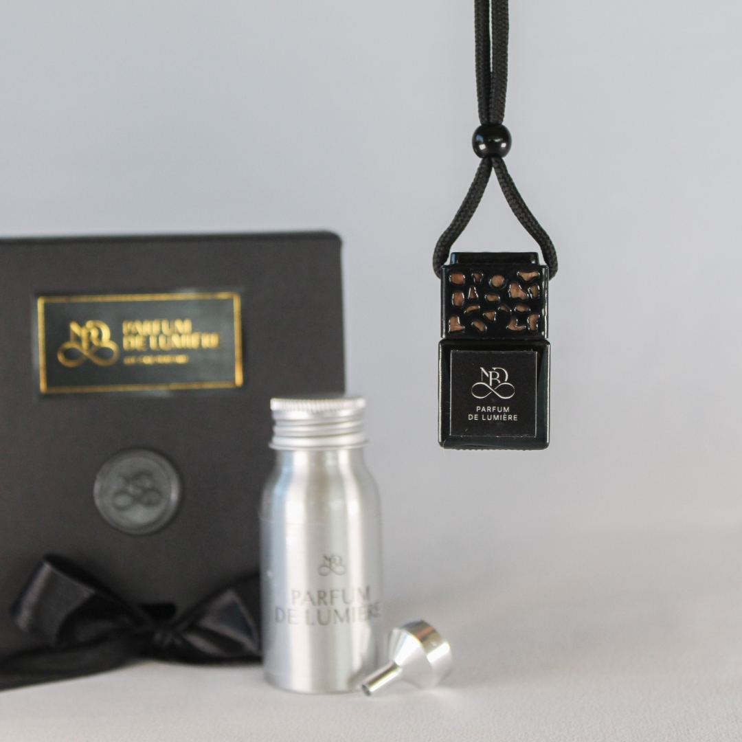Parfum de voiture et sa recharge Parfum de Lumière Collection signature